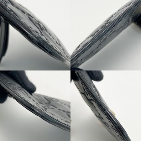  GUCCI グッチ シマ キーリング付き コインケース 447964 ブラック GG 財布