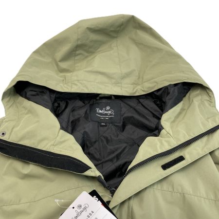  namelessage スノーボードウェア セット age-884 / age-755 カーキ XXL ユニセックス スノボウェア