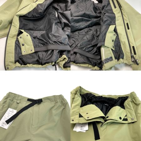  namelessage スノーボードウェア セット age-884 / age-755 カーキ XXL ユニセックス スノボウェア