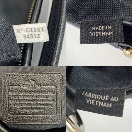  COACH コーチ スカウトホーボー  34312 ブラック 2WAYバッグ ストラップ付 