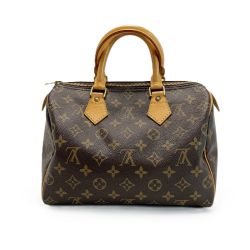 ☆☆ LOUIS VUITTON ルイヴィトン モノグラム スピーディ25 M41528 ブラウン ミニボストンバッグ Bランク