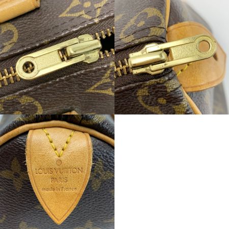  LOUIS VUITTON ルイヴィトン モノグラム スピーディ25 M41528 ブラウン ミニボストンバッグ