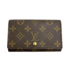 LOUIS VUITTON ルイヴィトン モノグラム ポルトモネ ビエ トレゾール M61730 2つ折り財布 Cランク