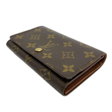 LOUIS VUITTON ルイヴィトン モノグラム ポルトモネ ビエ トレゾール M61730 2つ折り財布