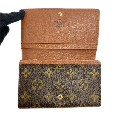 LOUIS VUITTON ルイヴィトン モノグラム ポルトモネ ビエ トレゾール M61730 2つ折り財布