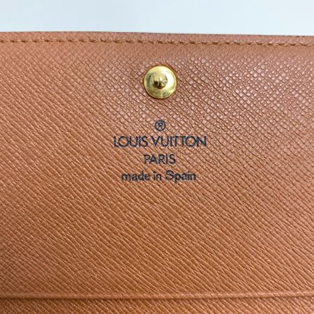 LOUIS VUITTON ルイヴィトン モノグラム ポルトモネ ビエ トレゾール M61730 2つ折り財布