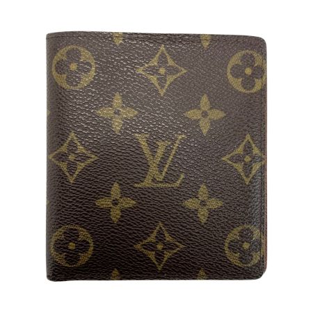  LOUIS VUITTON ルイヴィトン モノグラム ポルトビエ 10 カルトクレディ M60883 2つ折り財布