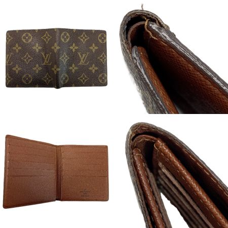  LOUIS VUITTON ルイヴィトン モノグラム ポルトビエ 10 カルトクレディ M60883 2つ折り財布