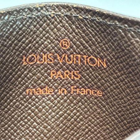  LOUIS VUITTON ルイヴィトン ダミエ N61722 エベヌ カードケース