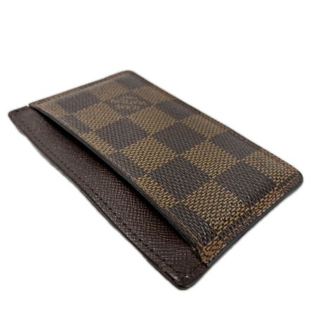  LOUIS VUITTON ルイヴィトン ダミエ N61722 エベヌ カードケース
