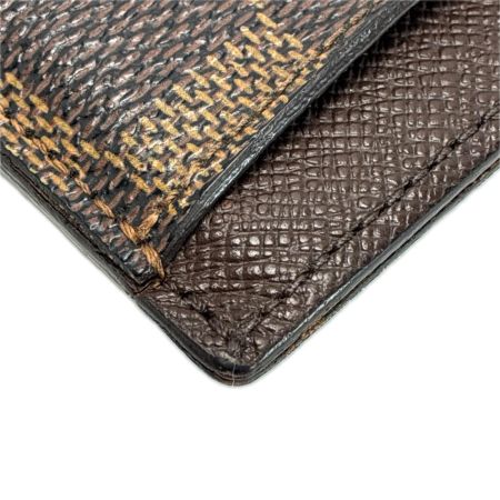  LOUIS VUITTON ルイヴィトン ダミエ N61722 エベヌ カードケース