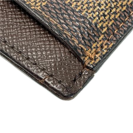  LOUIS VUITTON ルイヴィトン ダミエ N61722 エベヌ カードケース