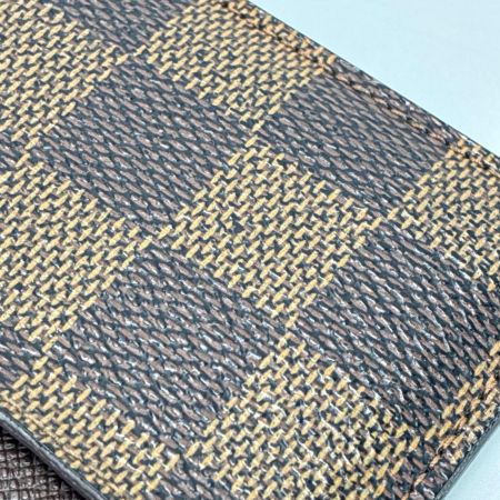  LOUIS VUITTON ルイヴィトン ダミエ N61722 エベヌ カードケース