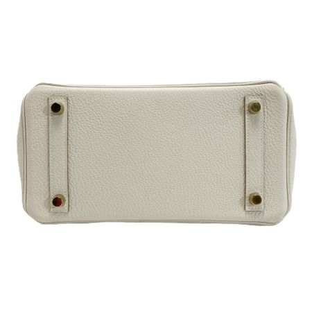  HERMES エルメス バーキン25 ハンドバッグ クレ トゴ T刻印 クロシェット・カデナ・鍵有