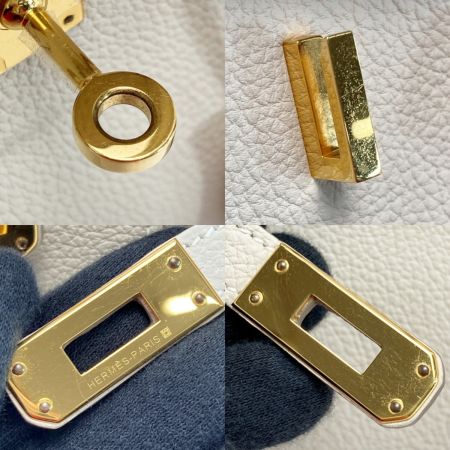  HERMES エルメス バーキン25 ハンドバッグ クレ トゴ T刻印 クロシェット・カデナ・鍵有