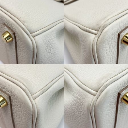  HERMES エルメス バーキン25 ハンドバッグ クレ トゴ T刻印 クロシェット・カデナ・鍵有