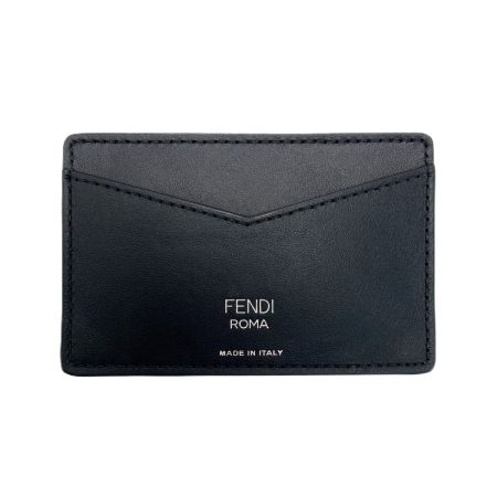  FENDI フェンディ カードケース ズッカ柄 ブラウン