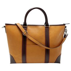 ☆☆ Somes Saddle ソメスサドル トートバッグ  オレンジ×ブラック ショルダーストラップ Bランク