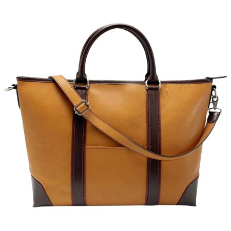  Somes Saddle ソメスサドル トートバッグ  オレンジ×ブラック ショルダーストラップ