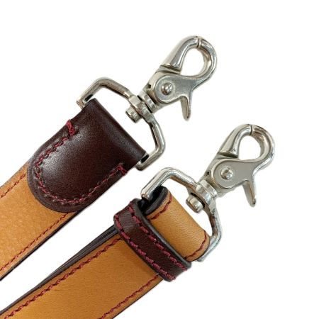  Somes Saddle ソメスサドル トートバッグ  オレンジ×ブラック ショルダーストラップ