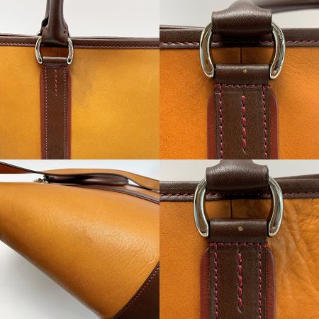  Somes Saddle ソメスサドル トートバッグ  オレンジ×ブラック ショルダーストラップ