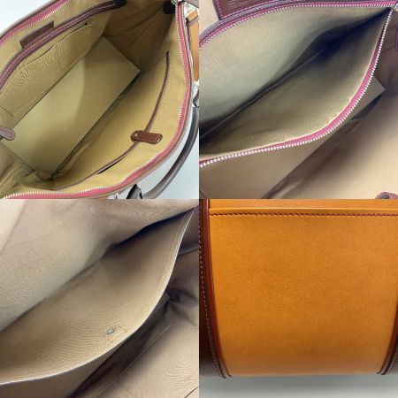  Somes Saddle ソメスサドル トートバッグ  オレンジ×ブラック ショルダーストラップ