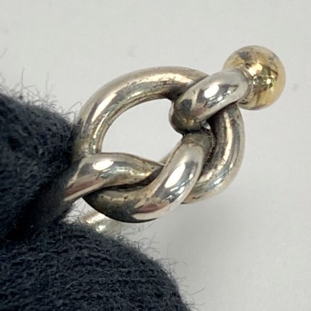  Tiffany & Co. ティファニー ラブノット リング SV925/K18YG 7号相当 シルバー/ゴールド 指輪