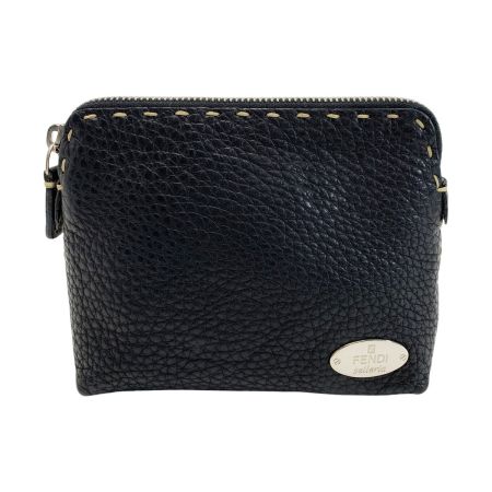  FENDI フェンディ セレリア ポーチ  8Ｎ0036 ブラック レザー