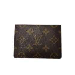 ☆☆ LOUIS VUITTON ルイヴィトン モノグラム ポルト2カルトヴェルティカル M60533 ブラウン パスケース Bランク