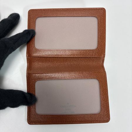  LOUIS VUITTON ルイヴィトン モノグラム ポルト2カルトヴェルティカル M60533 ブラウン パスケース
