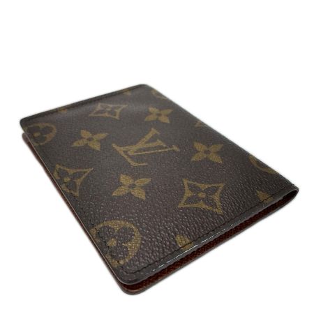  LOUIS VUITTON ルイヴィトン モノグラム ポルト2カルトヴェルティカル M60533 ブラウン パスケース