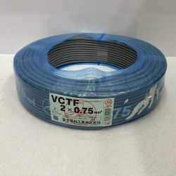 ☆☆ 富士電線工業 電材 VCTF 2芯×0.75ｍｍ 長さ100ｍ 2025年(令和7年)08月製造 未使用品 Sランク