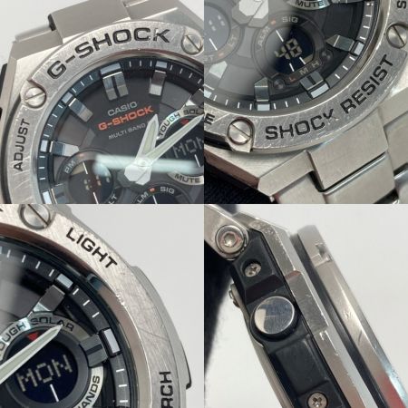  CASIO カシオ G-SHOCK G-スチール アナデジ GST-W110D-1AJF 電波ソーラー メンズ 腕時計 G-STEEL