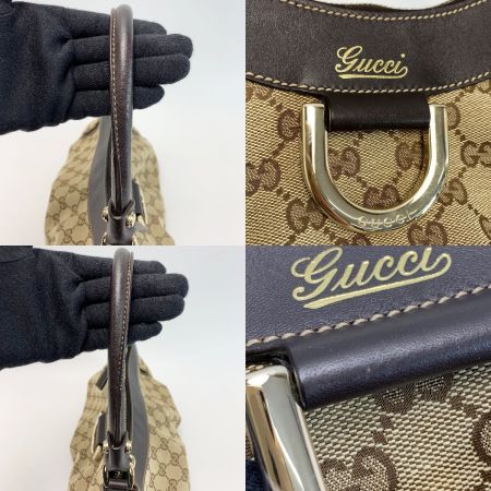  GUCCI グッチ アビー ワンショルダーバッグ GGキャンバス×レザー 190525 レディース 袋有
