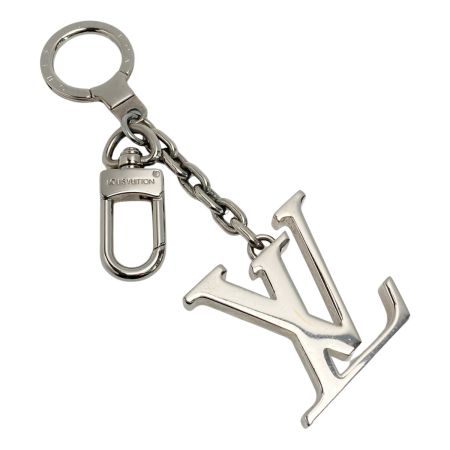  LOUIS VUITTON ルイヴィトン LV イニシャル キーホルダー M01192 シルバー メタル チャーム キーリング