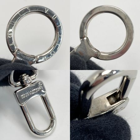  LOUIS VUITTON ルイヴィトン LV イニシャル キーホルダー M01192 シルバー メタル チャーム キーリング