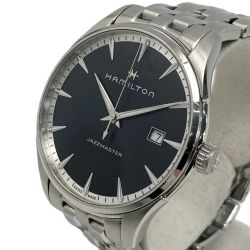 ☆☆ HAMILTON ハミルトン ジャズマスター デイト H324510 ブラック クォーツ メンズ 腕時計 Bランク