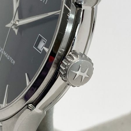  HAMILTON ハミルトン ジャズマスター デイト H324510 ブラック クォーツ メンズ 腕時計