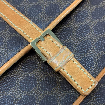  CELINE セリーヌ ワンショルダーバッグ CELINE マカダム柄 ブラウン レディース