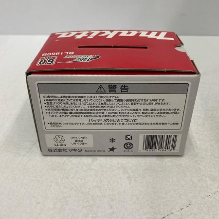  MAKITA マキタ バッテリー　18v　6.0Ah BL1860B ブラック