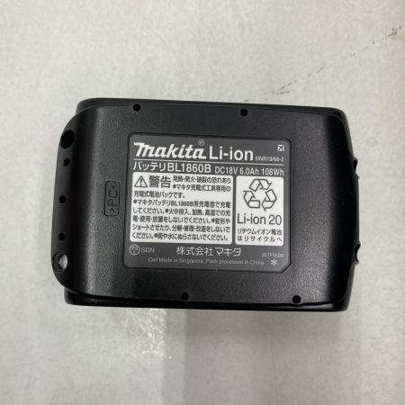  MAKITA マキタ バッテリー　18v　6.0Ah BL1860B ブラック