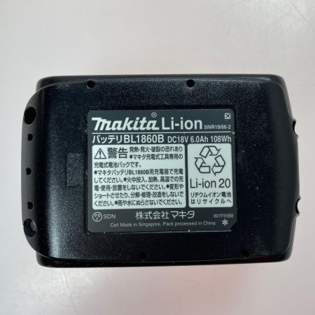  MAKITA マキタ バッテリー　18v　6.0Ah BL1860B