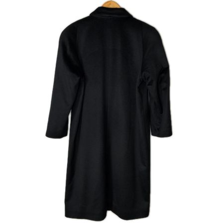 CASHMERE カシミアコート カシミヤ100% 無地 55028B ブラック レディース SIZE 9号