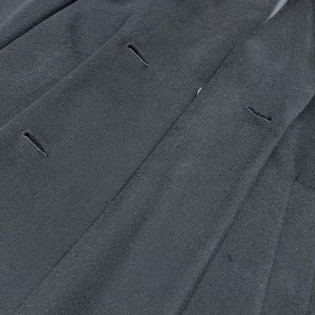 CASHMERE カシミアコート カシミヤ100% 無地 55028B ブラック レディース SIZE 9号
