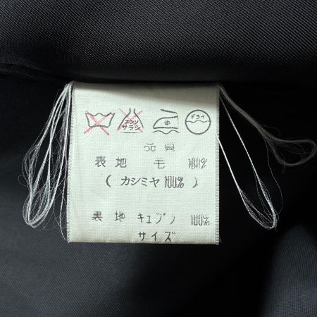 CASHMERE カシミアコート カシミヤ100% 無地 55028B ブラック レディース SIZE 9号