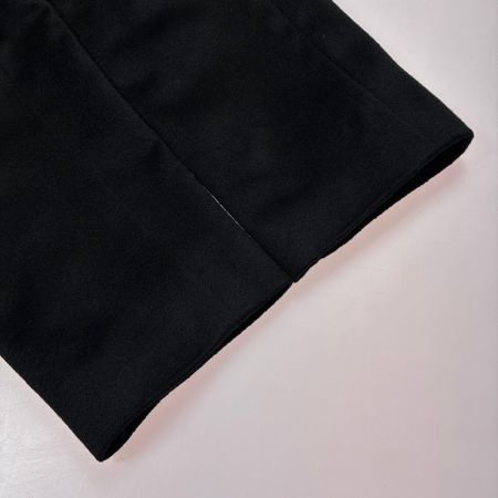 CASHMERE カシミアコート カシミヤ100% 無地 55028B ブラック レディース SIZE 9号