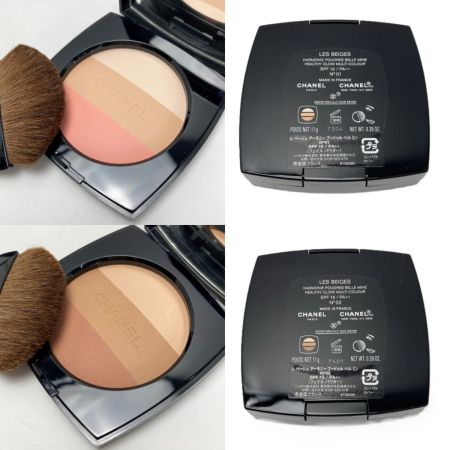  CHANEL シャネル ル コットン/オイル コントロール ティッシュ あぶらとり紙/フェイスパウダー×3 計5個セット