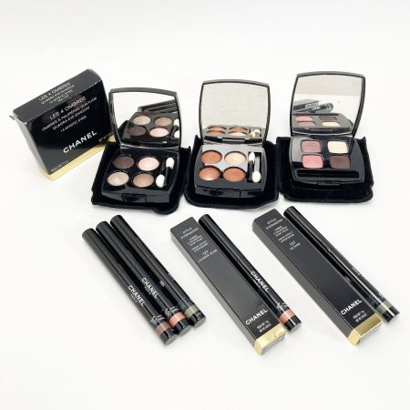  CHANEL シャネル ルミエール ファセット/レ キャトル オンブル/スティロ アイシャドウ 8個セット コスメ