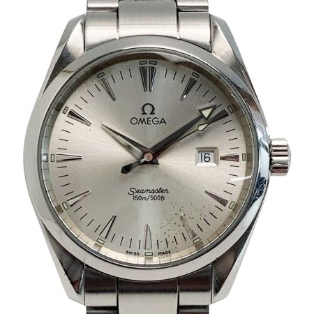  OMEGA オメガ シーマスター アクアテラ 2517.30 シルバー クォーツ メンズ 腕時計 Seamaster