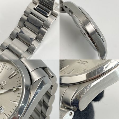  OMEGA オメガ シーマスター アクアテラ 2517.30 シルバー クォーツ メンズ 腕時計 Seamaster
